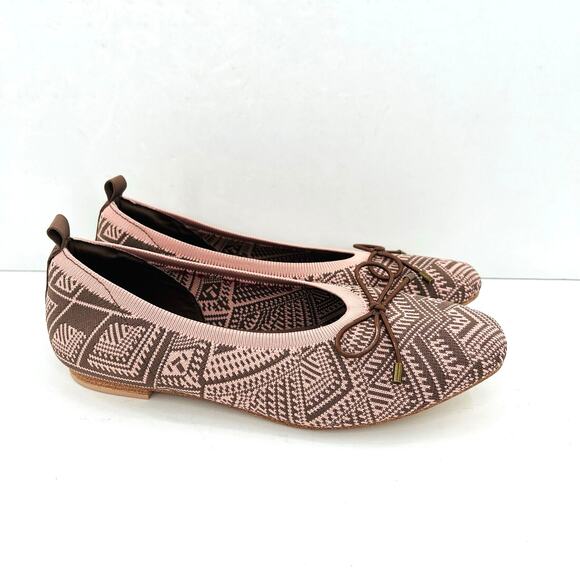 NWOT Skechers Wide Cleo Snip Sweet Class knit women’s skimmers mocha ballet flat - Picture 5 of 10